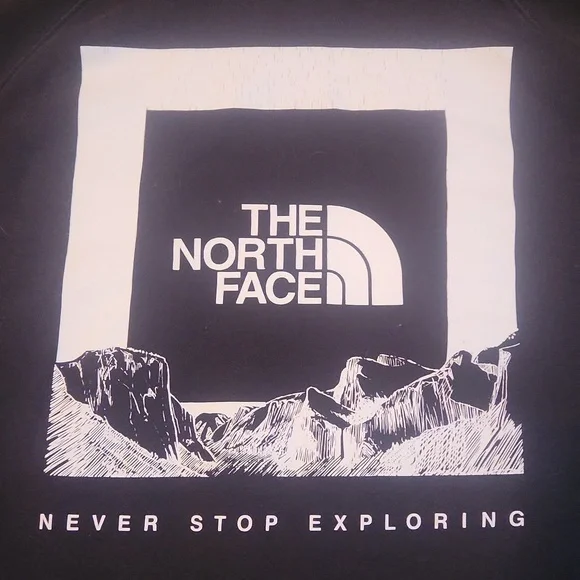 The North Face Black Hoodie Size XL - Picture 5 of 6